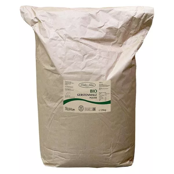 Gerstenmalzpulver Bio 25kg Doktor-Klaus Grosspack. Gerstenmalzpulver Bio 25kg Doktor-Klaus Grosspack.