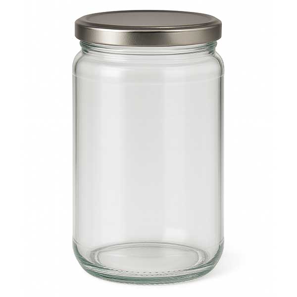 305ml Rundglas mit BasicSeal Deckel silber UNiTWIST