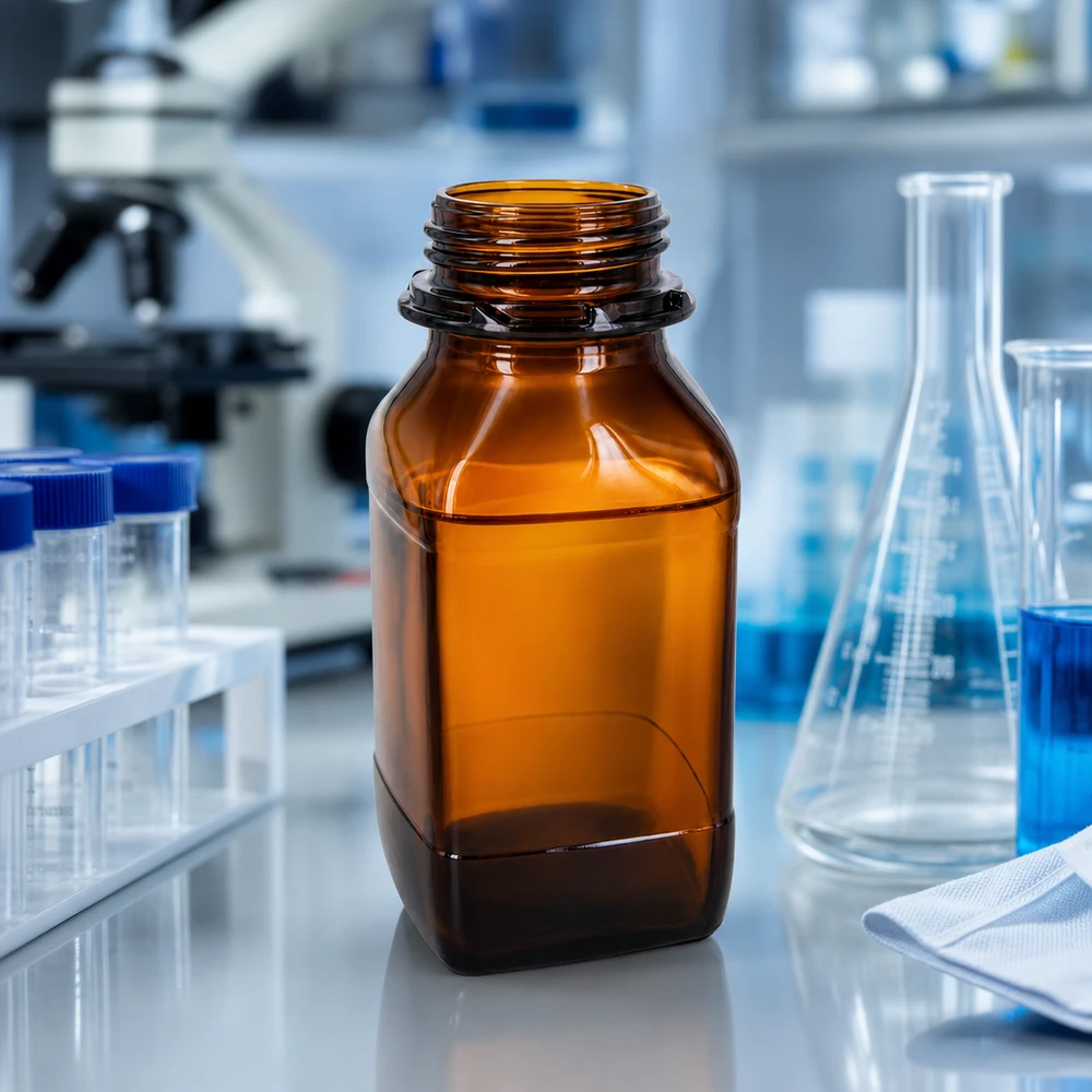 500ml Chemikalienflasche mit breitem Hals für einfache Reinigung und Wiederbefüllung