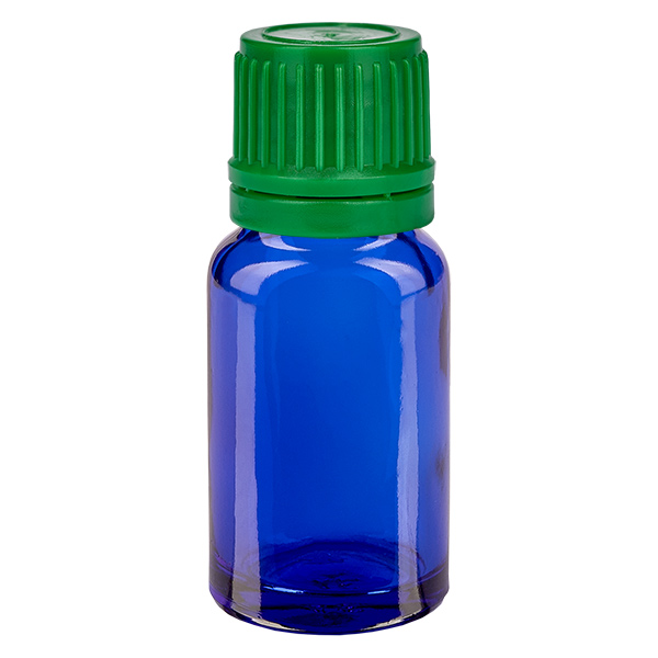10ml Flasche 11mm Schraubverschluss grün Originalitätsverschluss BlueLine UT18/10