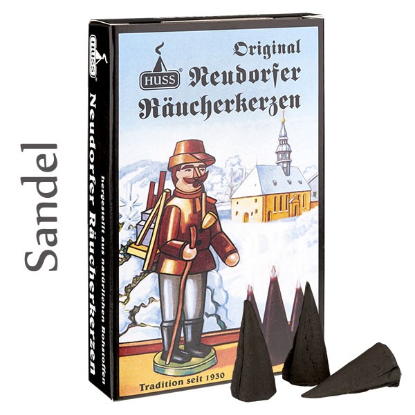 Sandelduft Räucherkerzen 24 Stück HUSS