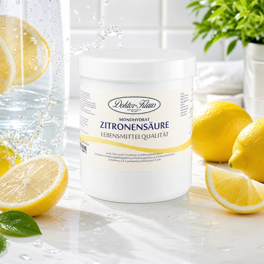 Zitronensäure 500g Doktor-Klaus Doktor-Klaus Zitronensäure Monohydrat 500g für Konservierung und Geschmacksverbesserung von Speisen