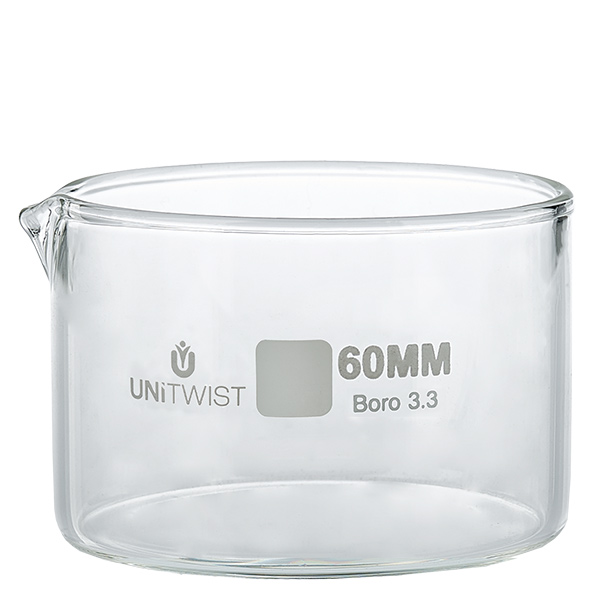 Kristallisierschale ø60mm Borosilikatglas UNiTWIST Kristallisierschale ø60mm Borosilikatglas UNiTWIST