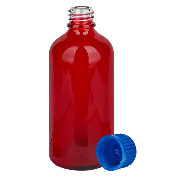 100ml Flasche 11mm Schraubverschluss blau Standard RedLine UT18/100 100ml Flasche 11mm Schraubverschluss blau Standard RedLine UT18/100