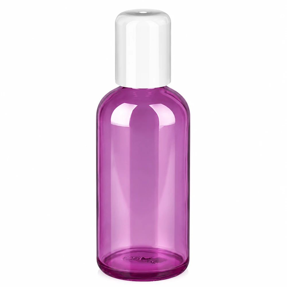 100ml PurpleLine Roll-On Flasche mit weißer Kappe für Deodorant und Körperpflege
