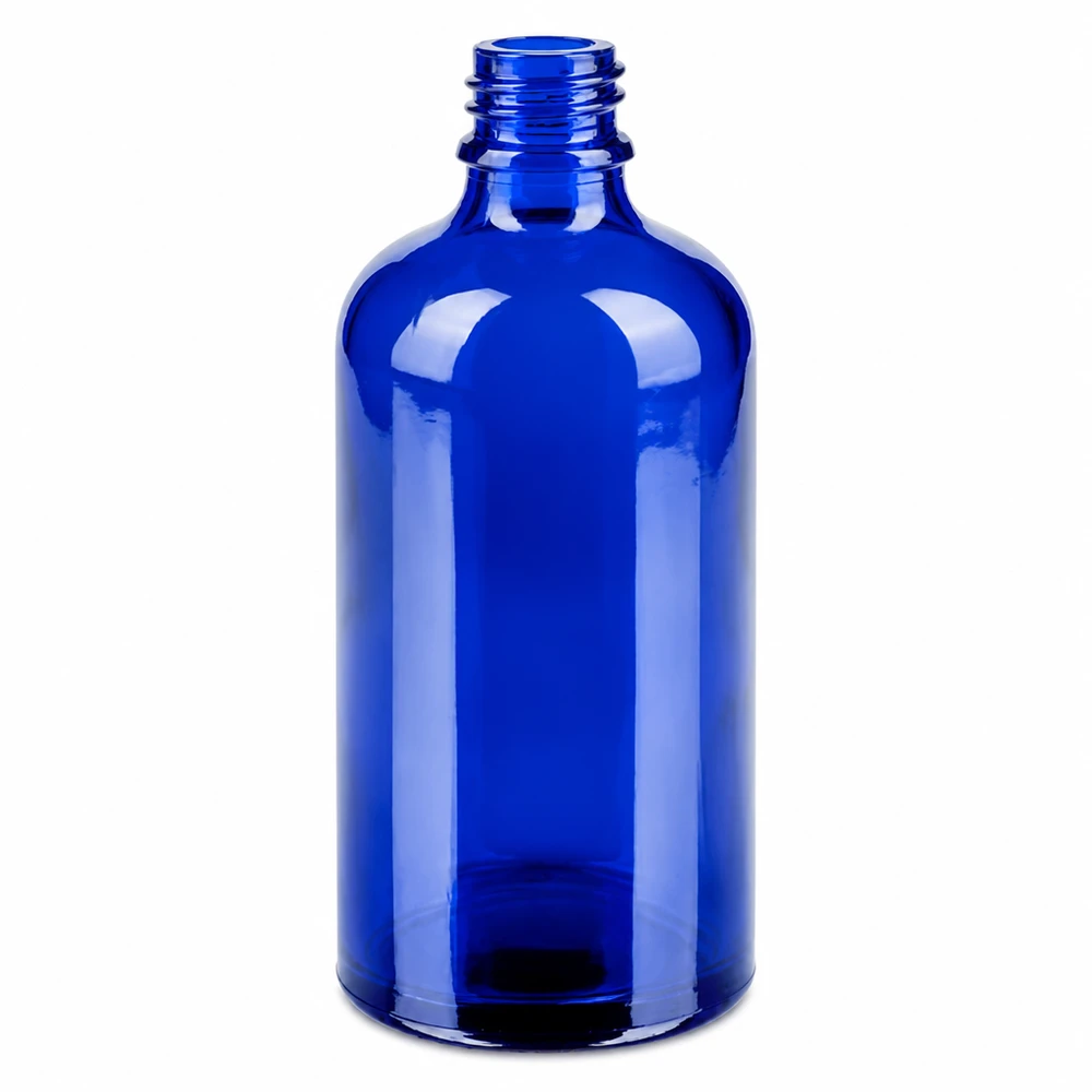 100ml Pumpflasche schwarz Standardverschluss BlueLine UT18/100