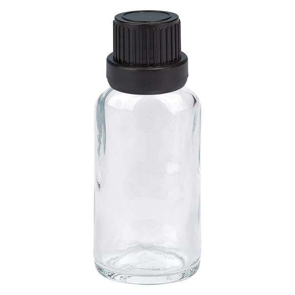 20ml Flasche 11mm Schraubverschluss schwarz Originalitätsverschluss ClearLine UT18/20 20ml Flasche 11mm Schraubverschluss schwarz Originalitätsverschluss ClearLine UT18/20