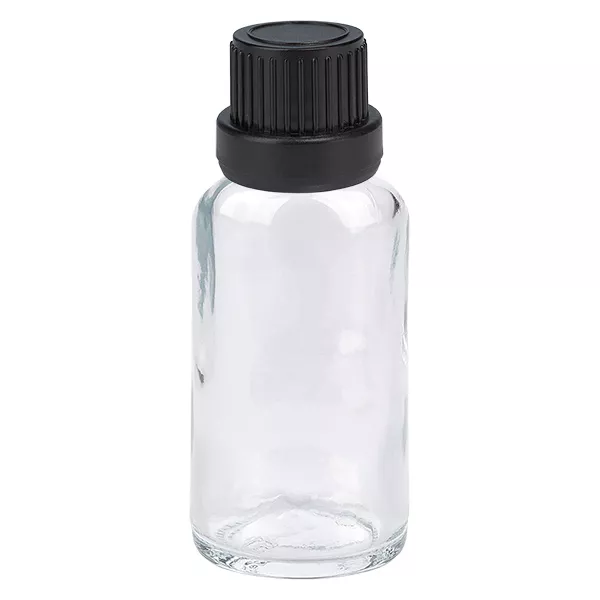 20ml Flasche 11mm Schraubverschluss schwarz Originalitätsverschluss ClearLine UT18/20 20ml Flasche 11mm Schraubverschluss schwarz Originalitätsverschluss ClearLine UT18/20