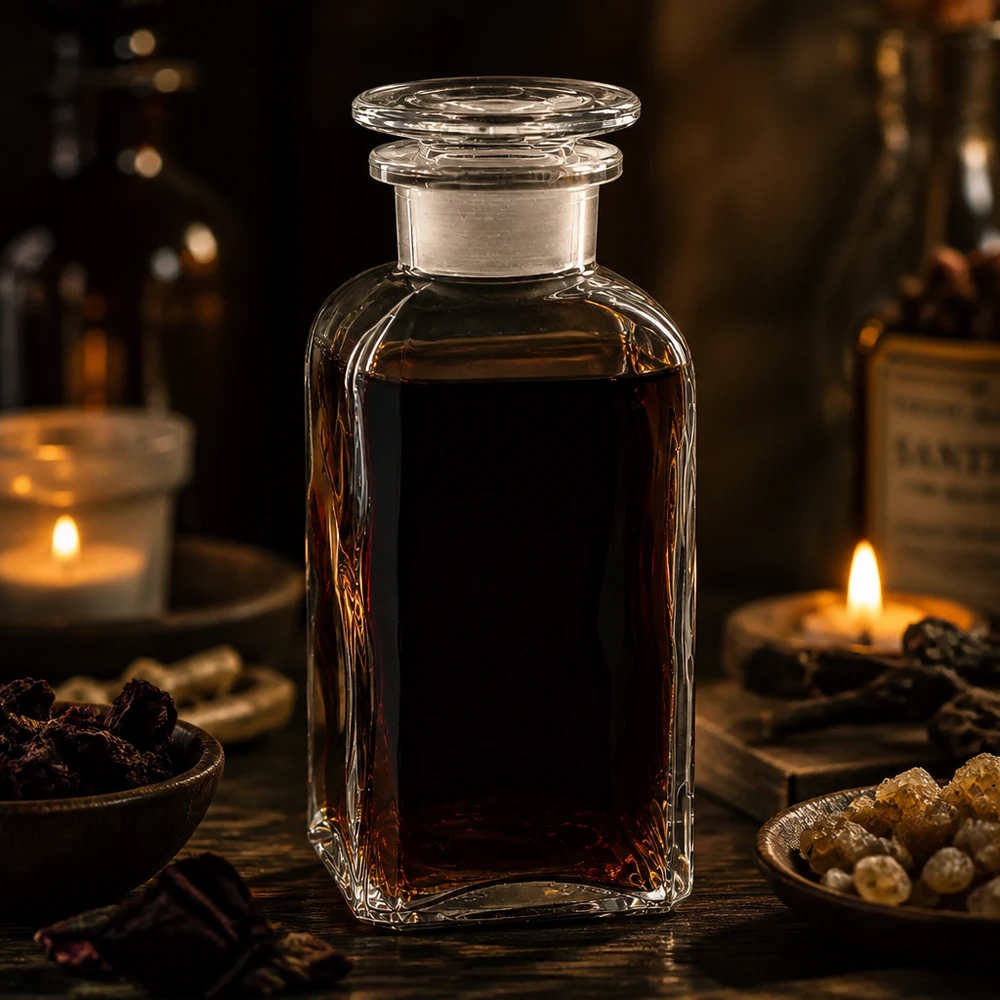 Vierkantflasche 350ml klar Weithals Glasstopfen Vintage Apothekerflasche 350ml Vierkant Weithals klar mit Glasstopfen für Kräuteröle