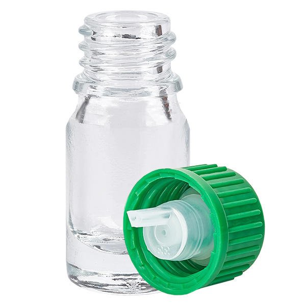 5ml Tropfflasche 0.8mm grün Standardverschluss ClearLine UT18/5 5ml Tropfflasche 0.8mm grün Standardverschluss ClearLine UT18/5