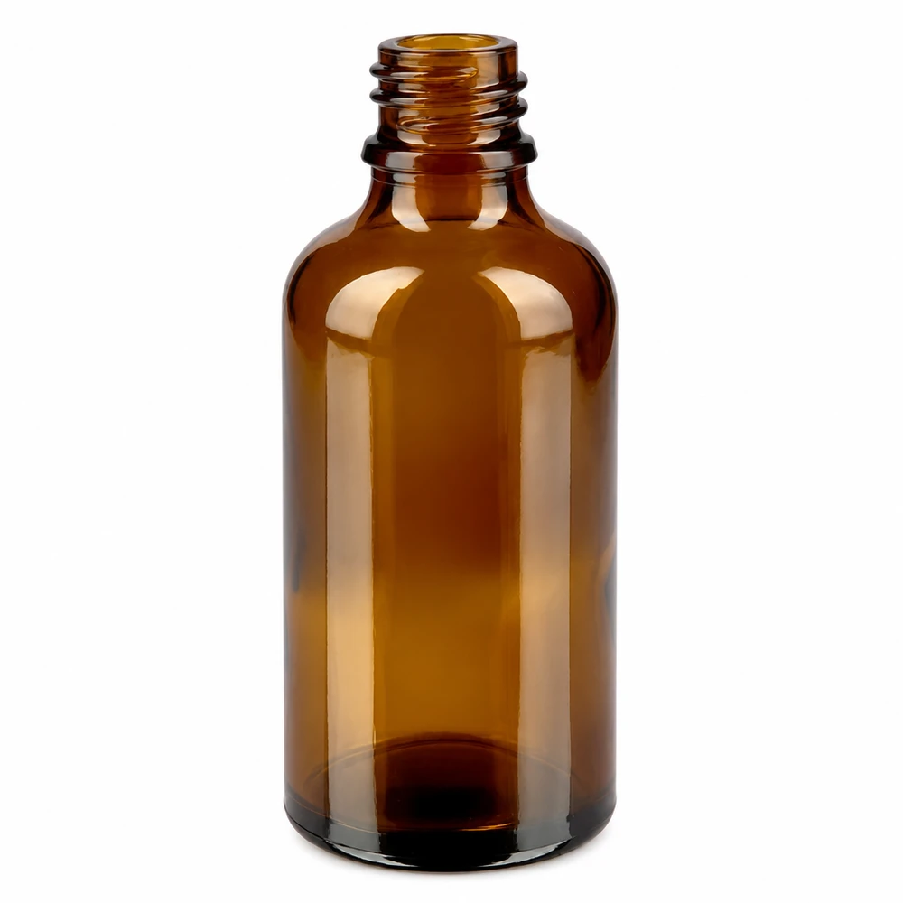 50ml Tropfflasche 1mm schwarz Standardverschluss BrownLine UT18/50 Kompakte Braunglasflasche 50ml mit Tropfeinsatz für punktgenaue Anwendung