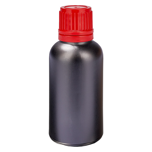 30ml Flasche 11mm Schraubverschluss rot Originalitätsverschluss BlackLine UT18/30 30ml Flasche 11mm Schraubverschluss rot Originalitätsverschluss BlackLine UT18/30