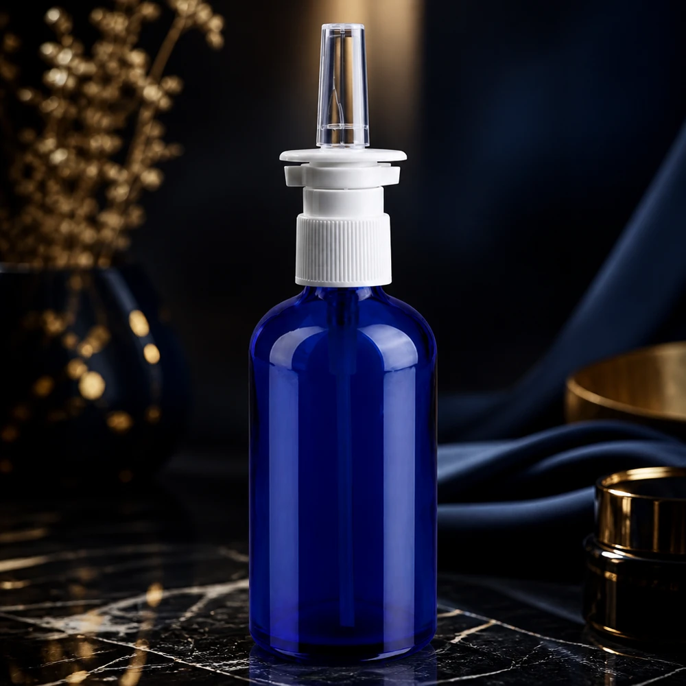 100ml Nasenspray-Behälter mit kindersicherem Verschluss und gleichmäßiger Wirkstoffverteilung