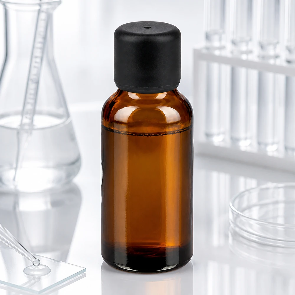 20ml Flasche 6mm Schraubverschluss schwarz Standard BrownLine UT18/20 Wiederverwendbare 20ml Glasflasche BrownLine Serie mit schwarzem Schraubverschluss für Heimlabor