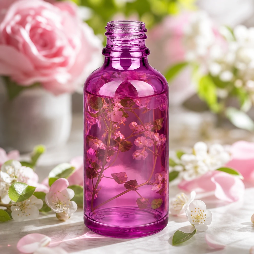 50ml Apothekenflasche PurpleLine UT18/50 UNiTWIST Apotheken-Standard PurpleLine UT18/50 UNiTWIST 50ml in violettem Schutzglas für Wirkstoffe
