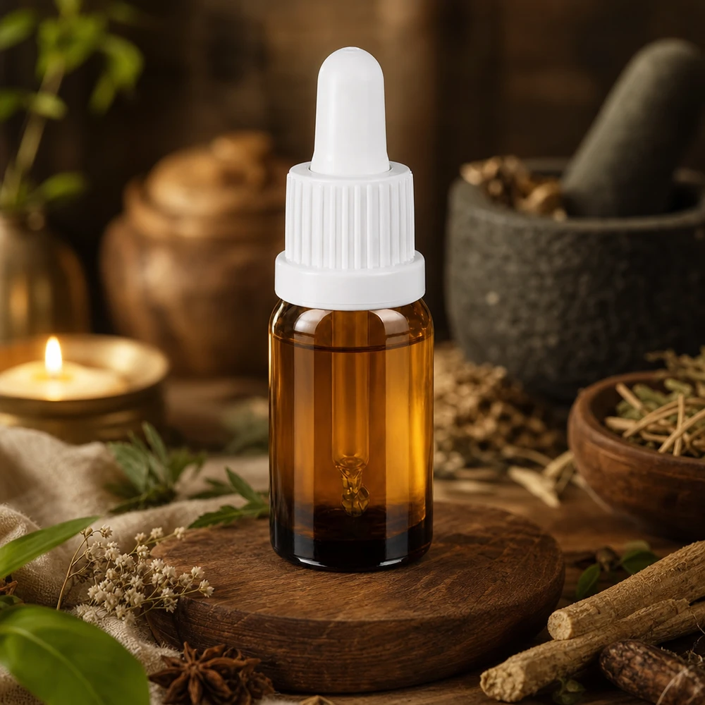 10ml Pipettenflasche weiß Originalitätsverschluss BrownLine UT18/10 Kompakte 10ml Glasflasche mit Pipettenverschluss für lichtempfindliche Substanzen