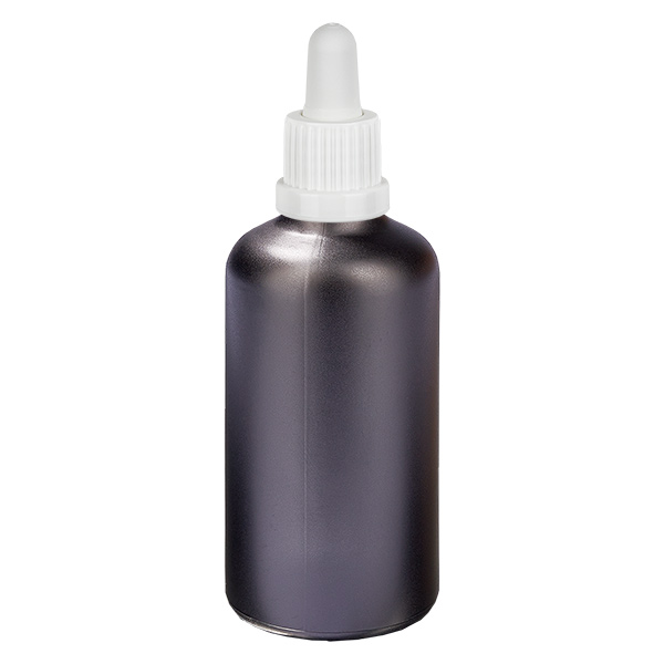 100ml Pipettenflasche weiß Originalitätsverschluss BlackLine UT18/100 100ml Pipettenflasche weiß Originalitätsverschluss BlackLine UT18/100