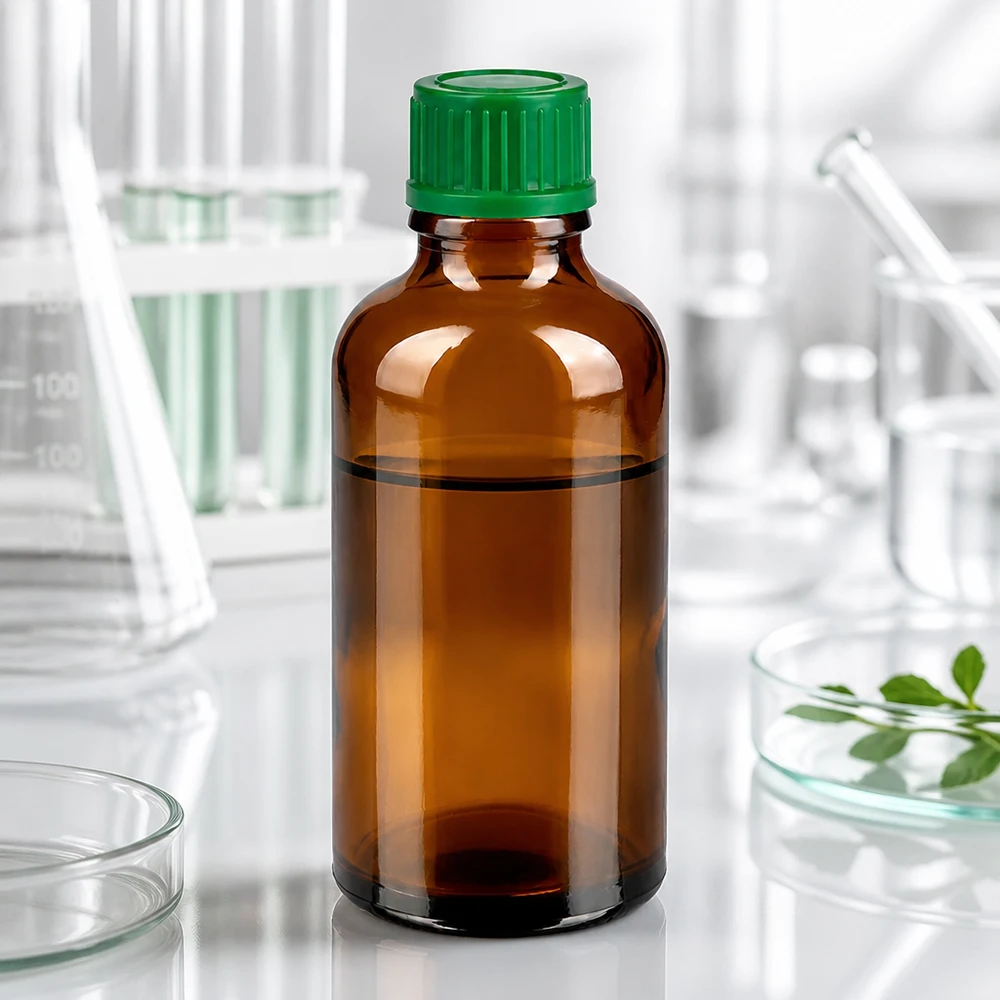 50ml Flasche 11mm Schraubverschluss grün Standard BrownLine UT18/50 50ml Glasflasche BrownLine Serie mit grünem Standardverschluss für Pharmazie