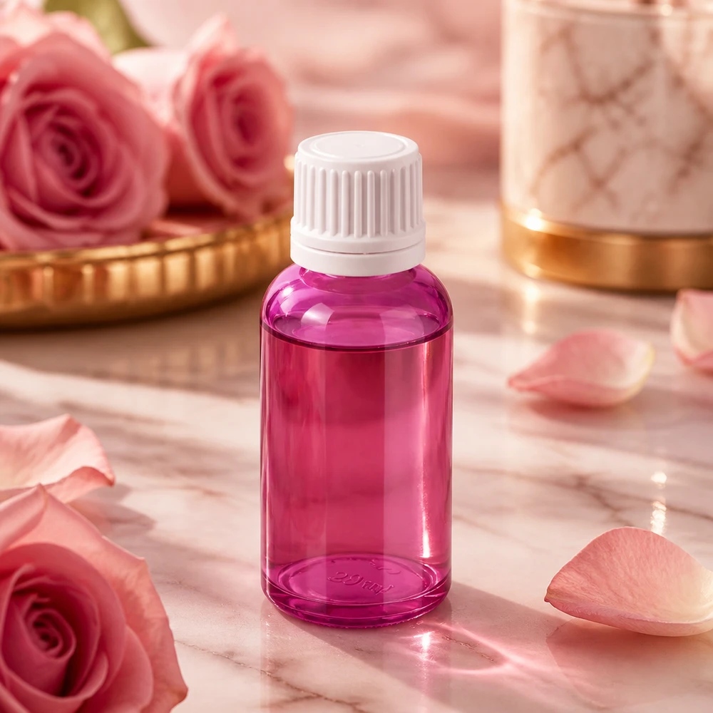 30ml PurpleLine Flasche in modernem Design mit OV Verschluss für professionelle Anwendung