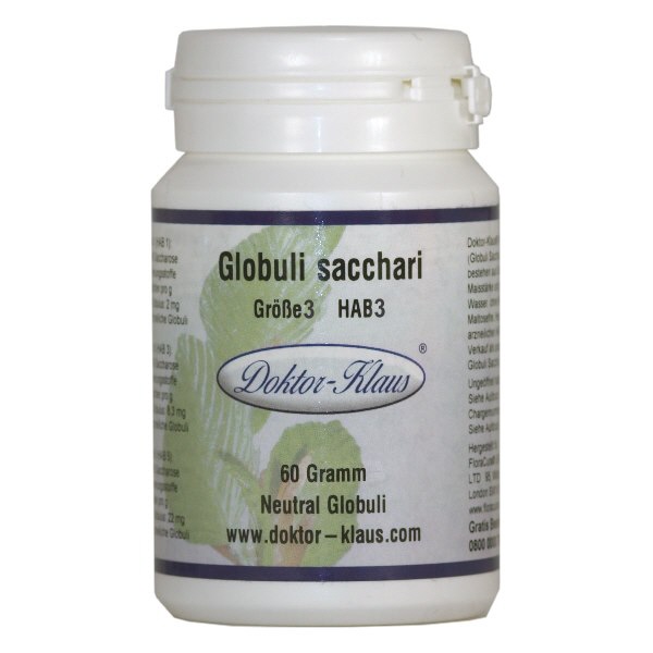 60g Neutral Globuli Gr. 3 von Doktor-Klaus 60g Neutral Globuli Gr. 3 von Doktor-Klaus