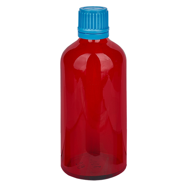 100ml Flasche 11mm Schraubverschluss blau Originalitätsverschluss RedLine UT18/100 100ml Flasche 11mm Schraubverschluss blau Originalitätsverschluss RedLine UT18/100