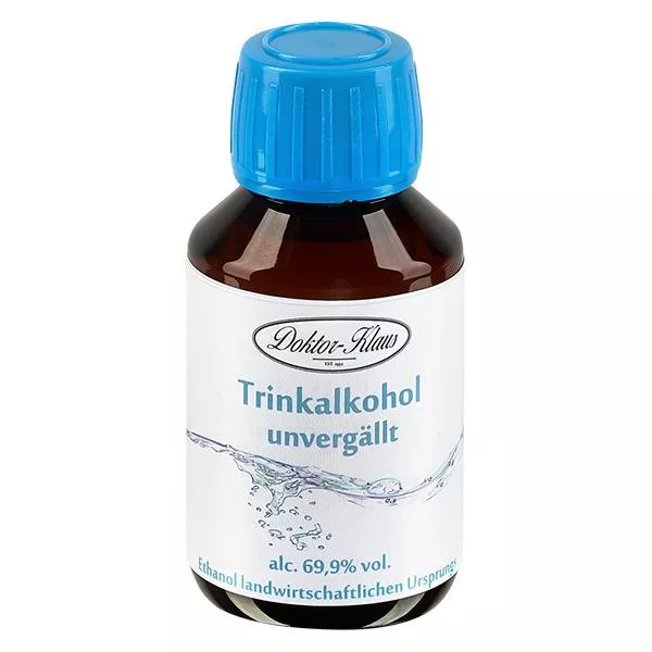100ml Weingeist (Trinkalkohol) 69.9% Doktor-Klaus 100ml Weingeist (Trinkalkohol) 69.9% Doktor-Klaus