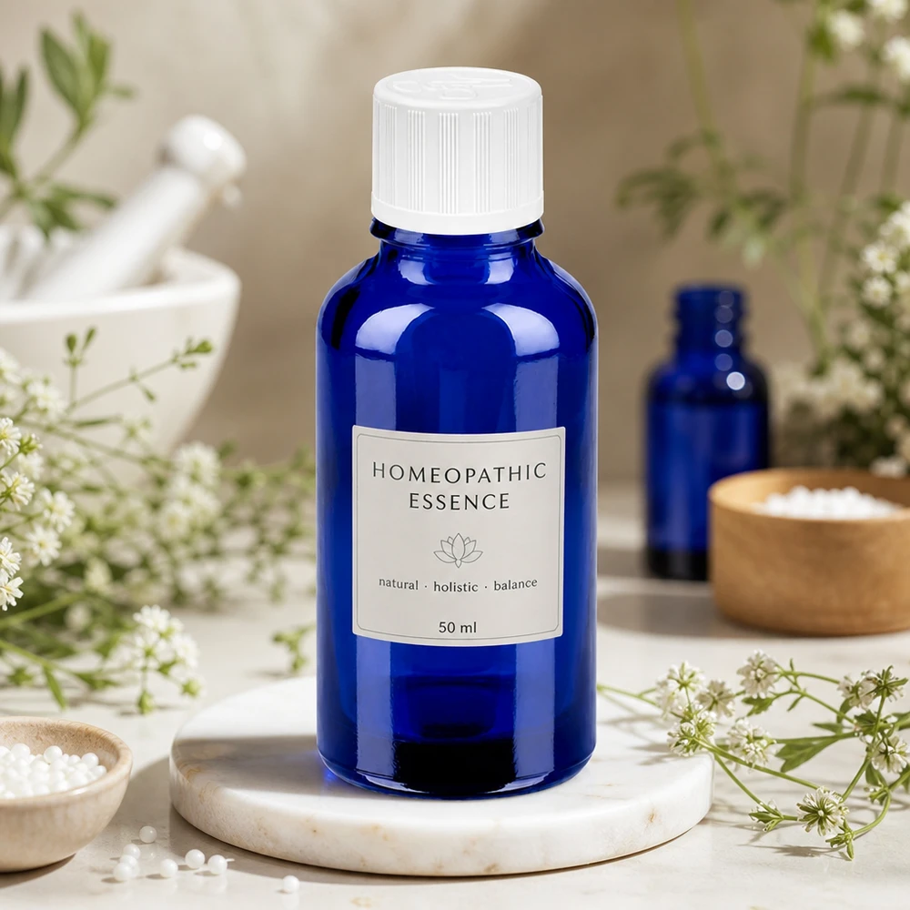 Handliche 30ml Glasflasche in Apothekerqualität mit auslaufsicherem Gewinde