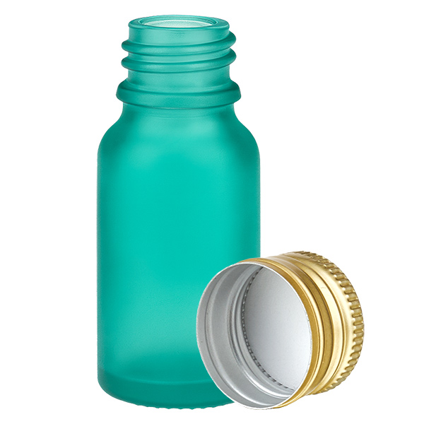 10ml Flasche 11mm Schraubverschluss Alu-Gold Standard GreenL. UT18/10 10ml Flasche 11mm Schraubverschluss Alu-Gold Standard GreenL. UT18/10