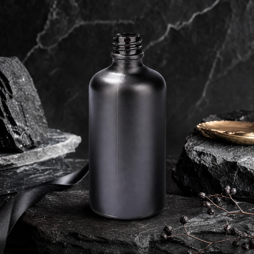 100ml Apothekerflasche BlackLine UT18/100 UNiTWIST Lichtschutz 100ml Apothekerflasche BlackLine UT18/100 UNiTWIST schützt Inhalt vor UV-Strahlung