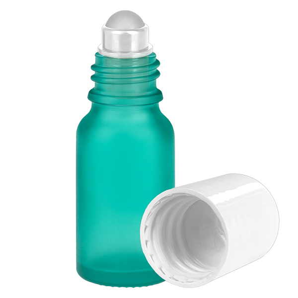 10ml Roll-On Flasche weiß Standardverschluss GreenLine UT18/10