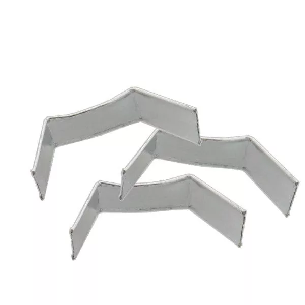U-Clipbandverschluss silber (100er Pack) 40mm U-Clipbandverschluss silber (100er Pack) 40mm