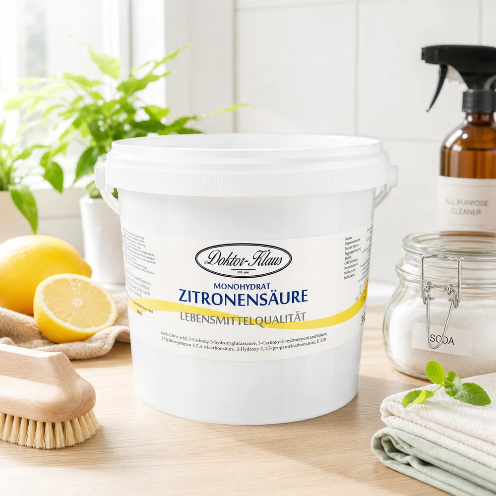 Zitronensäure 5kg Doktor-Klaus 5kg Zitronensäure Doktor-Klaus vielseitiger Haushaltshelfer für Waschmaschine und Geschirrspüler