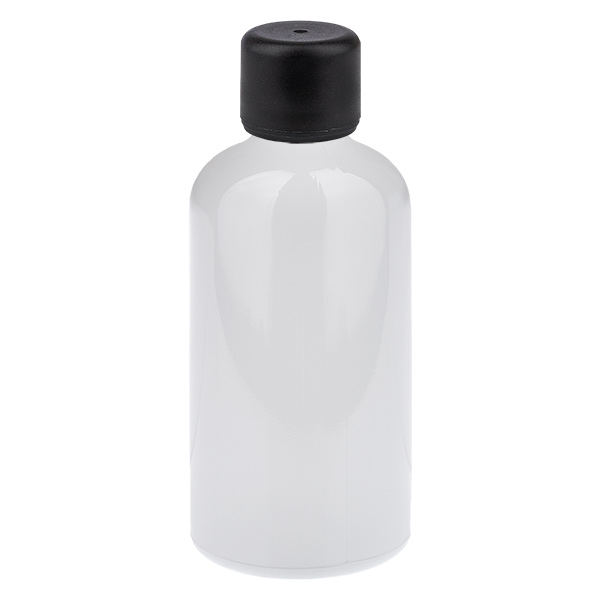 100ml Flasche 6mm Schraubverschluss schwarz Standard WhiteLine UT18/100