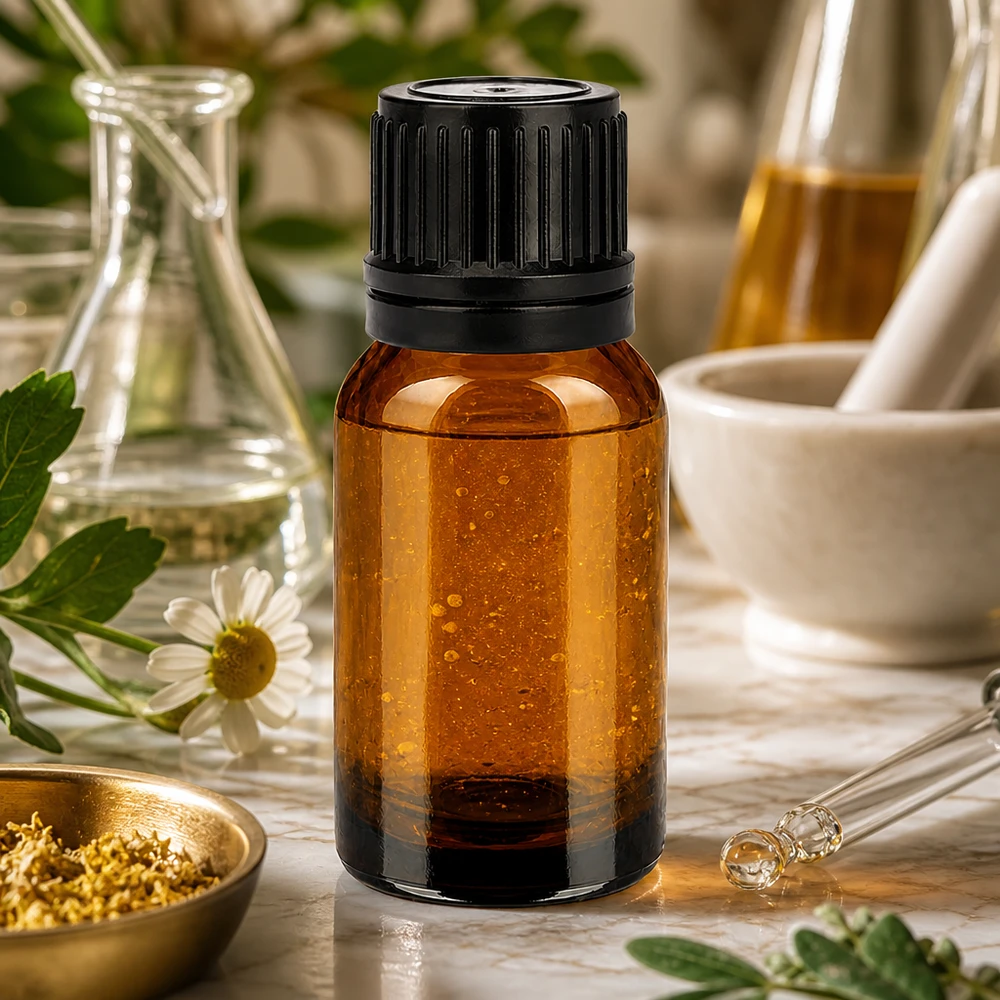 10ml Laborflasche mit matter Oberflächenstruktur und ergonomischem Design für sichere Handhabung