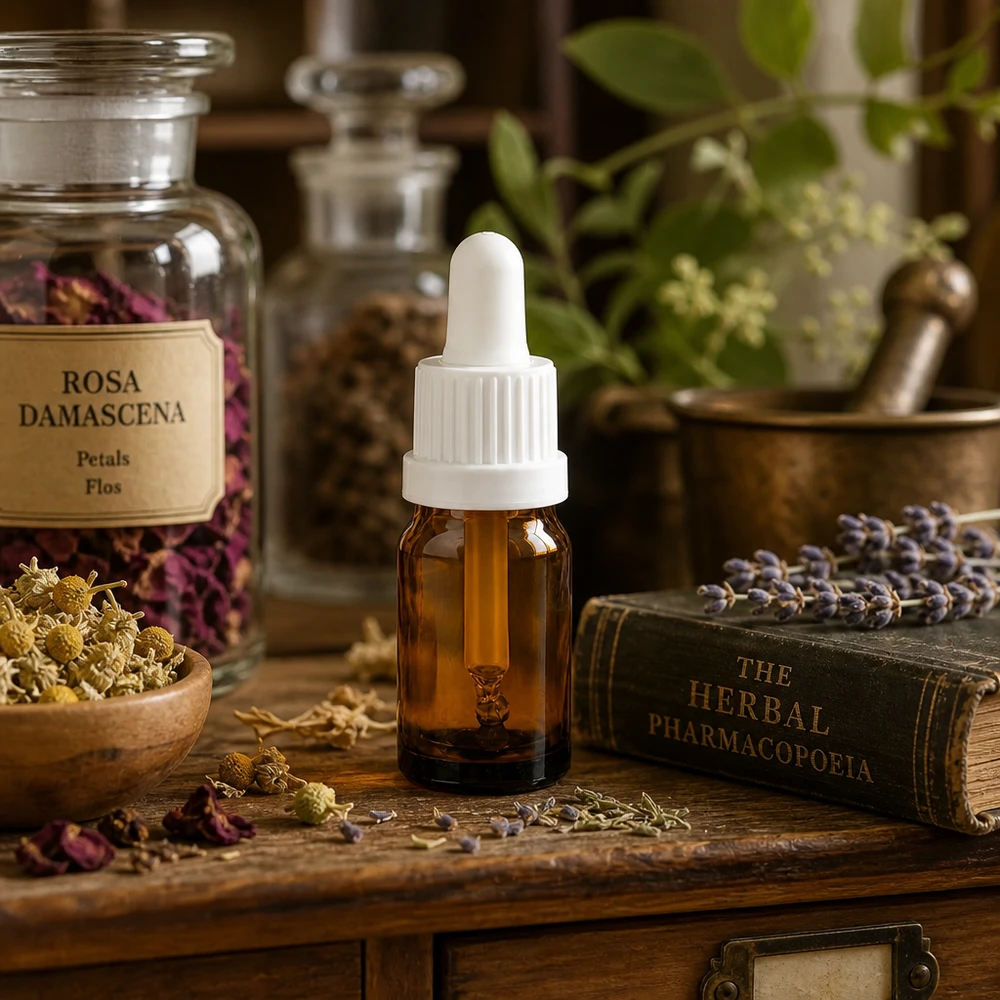 5ml Pipettenflasche weiß Originalitätsverschluss BrownLine UT18/5 Aromatherapie Pipettenflasche 5ml in pharmazeutischer Qualität für Duftöle und Essenzen
