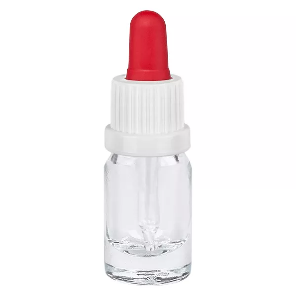 5ml Pipettenflasche weiß/rot Originalitätsverschluss ClearLine UT18/5 5ml Pipettenflasche weiß/rot Originalitätsverschluss ClearLine UT18/5