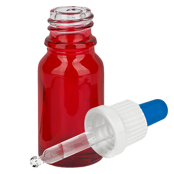 10ml Pipettenflasche weiß/blau Originalitätsverschluss RedLine UT18/10 10ml Pipettenflasche weiß/blau Originalitätsverschluss RedLine UT18/10