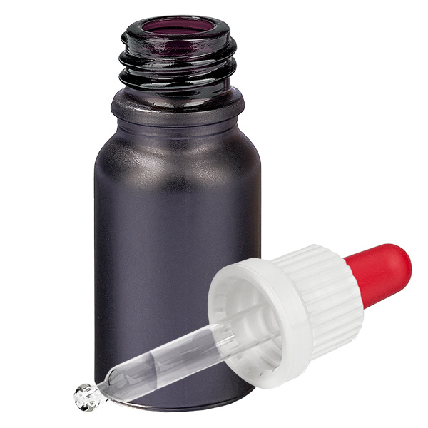 10ml Pipettenflasche weiß/rot Originalitätsverschluss BlackLine UT18/10 10ml Pipettenflasche weiß/rot Originalitätsverschluss BlackLine UT18/10