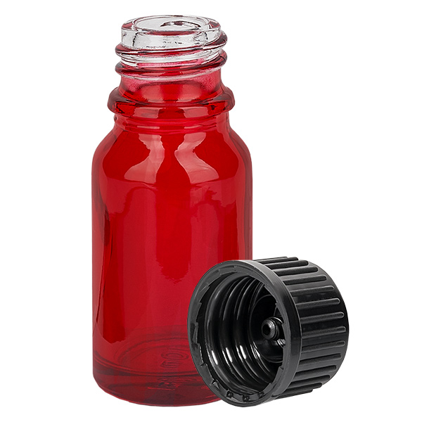 10ml Flasche 11mm Schraubverschluss schwarz Standard RedLine UT18/10 10ml Flasche 11mm Schraubverschluss schwarz Standard RedLine UT18/10