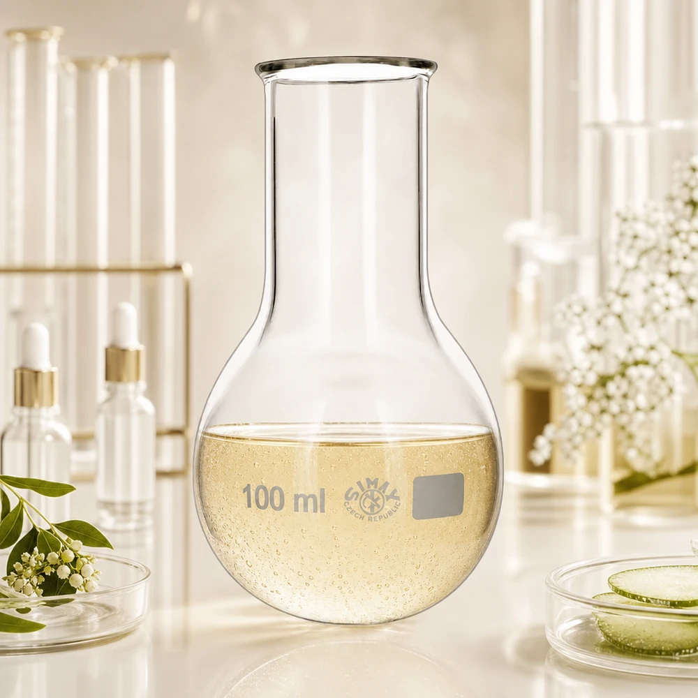 Rundkolben 100ml ideal für Destillation und Extraktion in der analytischen Chemie