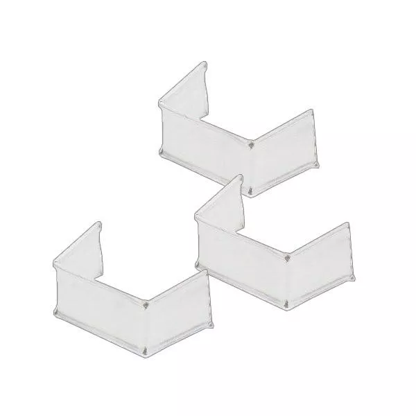 U-Clipbandverschluss weiß (100er Pack) 33mm U-Clipbandverschluss weiß (100er Pack) 33mm
