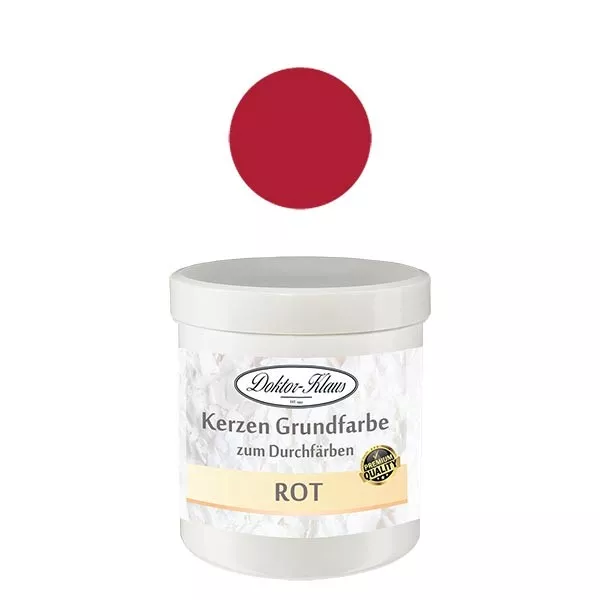 Doktor-Klaus Kerzengrundfarbe Rot, 7gr, in Dose Doktor-Klaus Kerzengrundfarbe Rot, 7gr, in Dose