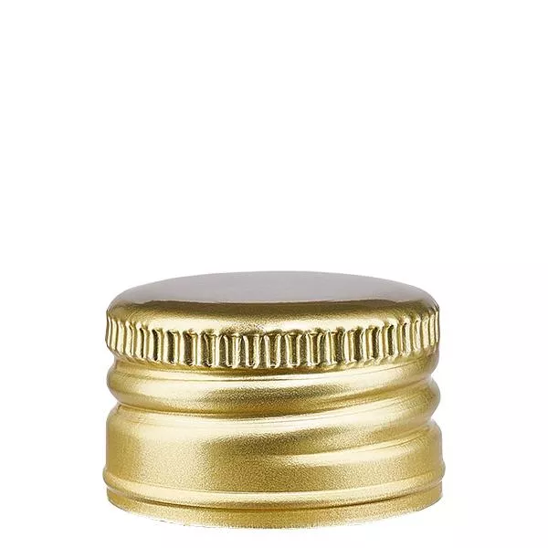 PP22 gold Aluminium Verschluss ohne Rollrand