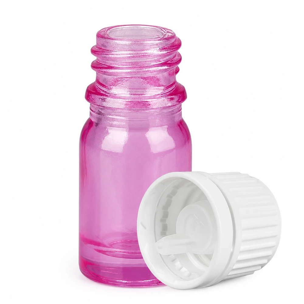 Handliche Tropfflasche 5ml ideal für Augentropfen Parfümöle und homöopathische Mittel