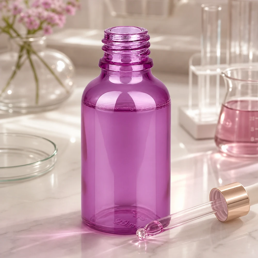 30ml Apothekenflasche PurpleLine UT18/30 UNiTWIST 30ml PurpleLine Flasche UT18/30 für professionelle Anwendung in Apotheke und Labor