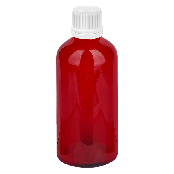 100ml Flasche 11mm Schraubverschluss weiß Originalitätsverschluss RedLine UT18/100 100ml Flasche 11mm Schraubverschluss weiß Originalitätsverschluss RedLine UT18/100