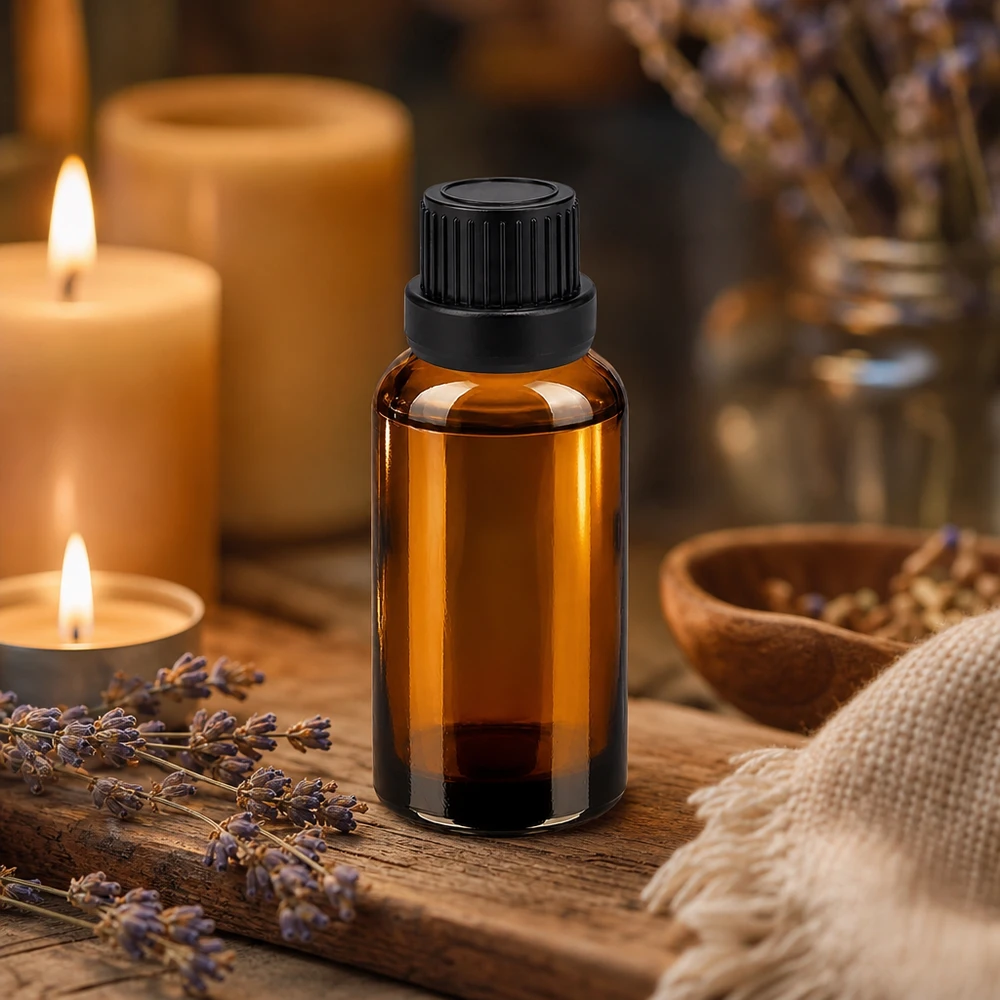 30ml Tropfflasche 2mm schwarz Originalitätsverschluss BrownLine UT18/30 30ml Tropfflasche aus UV-schützendem Braunglas mit ergonomischem schwarzen Verschluss für den Alltag