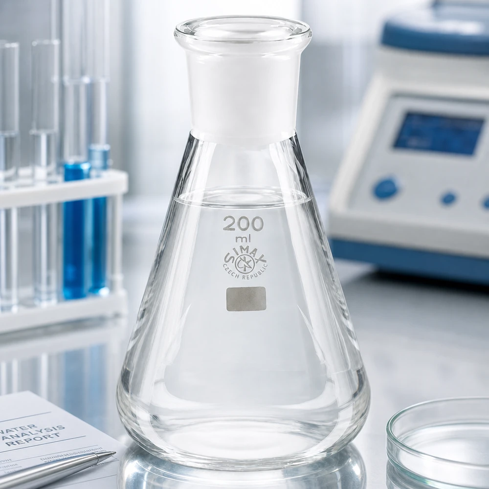 Erlenmeyerkolben 200ml mit Normschliff (29/32)