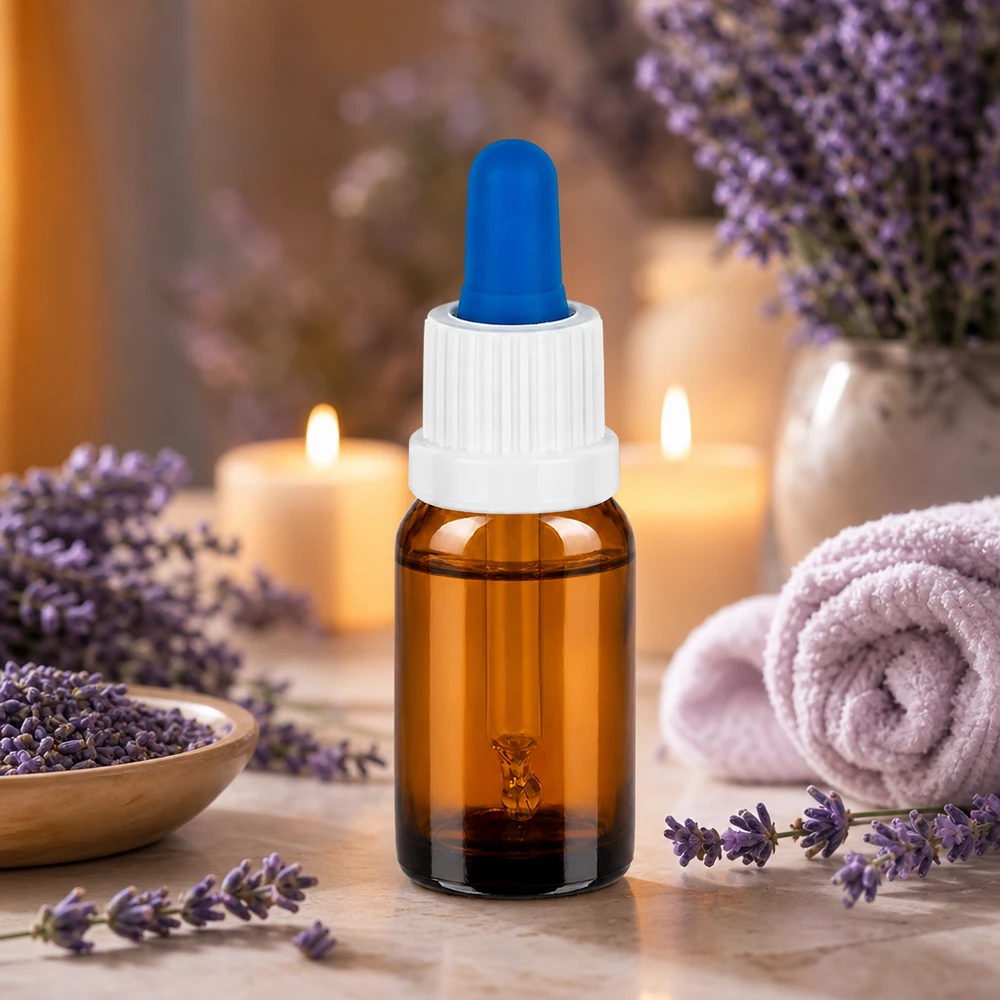 10ml Pipettenflasche weiß/blau Originalitätsverschluss BrownLine UT18/10 Medizinische 10ml Tropferflasche braun mit hygienischem Kunststoffverschluss und Dosierpipette
