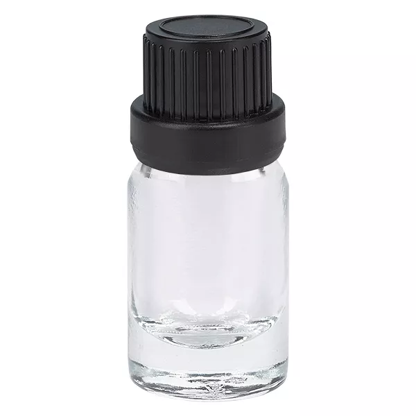 5ml Tropfflasche 2mm schwarz Originalitätsverschluss ClearLine UT18/5 5ml Tropfflasche 2mm schwarz Originalitätsverschluss ClearLine UT18/5